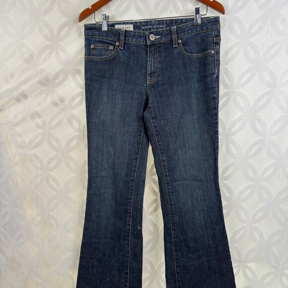 2006 Banana Republic Bootcut Low Rise Dark Washed Jeans Size 6 - Picture 3 of 9